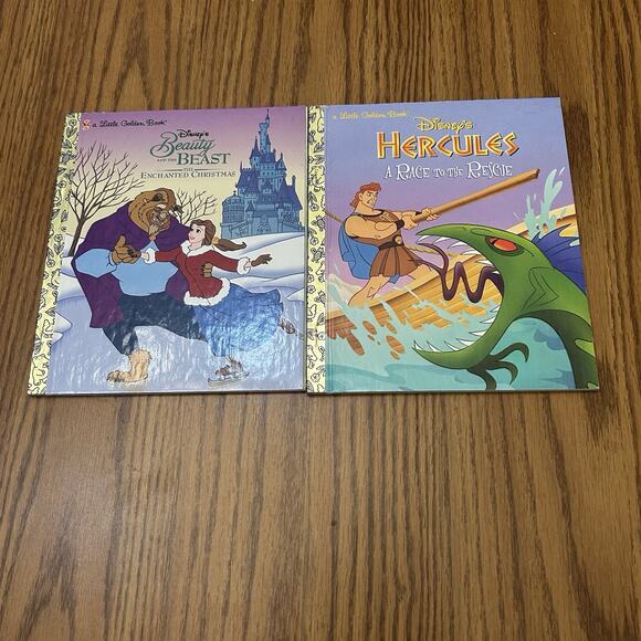 Vintage Walt Disney Little Golden Books Lot of 8 Dumbo Mickey Donald Hercules… - Picture 6 of 11